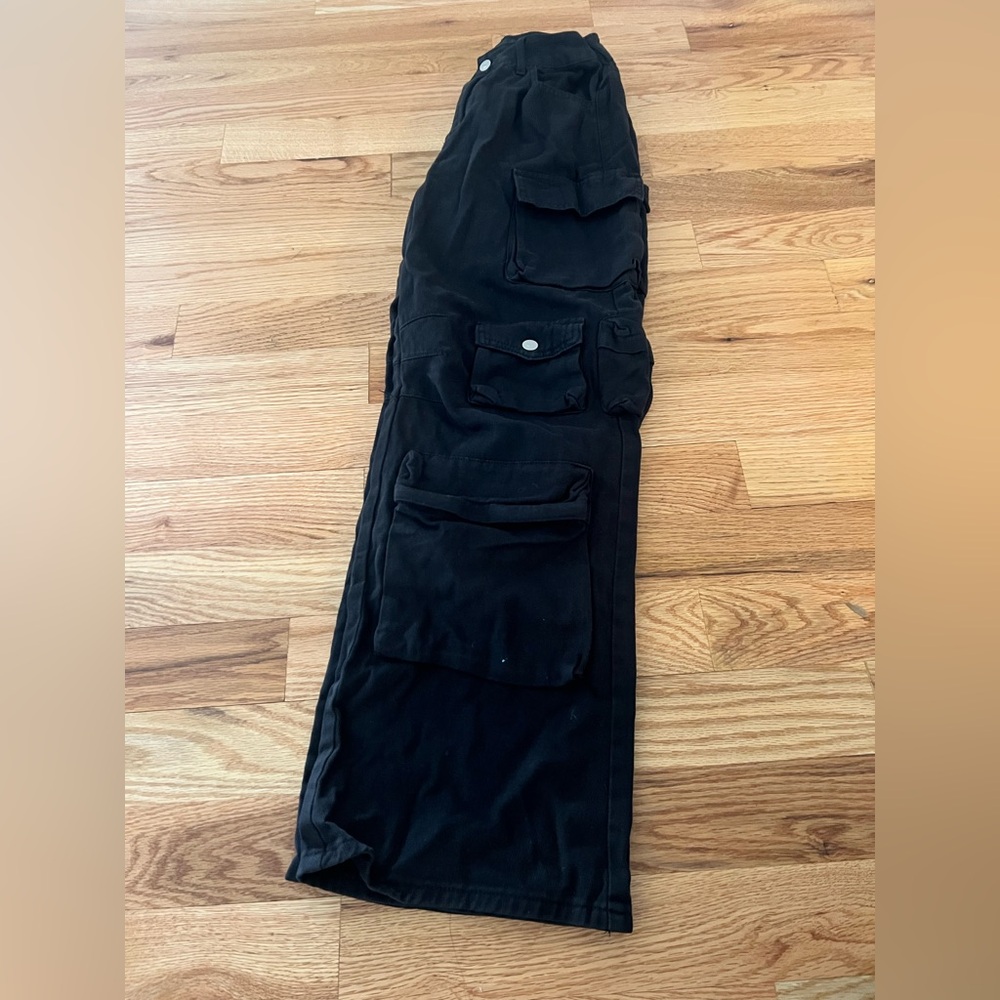 Black Cargo Pants Size 3